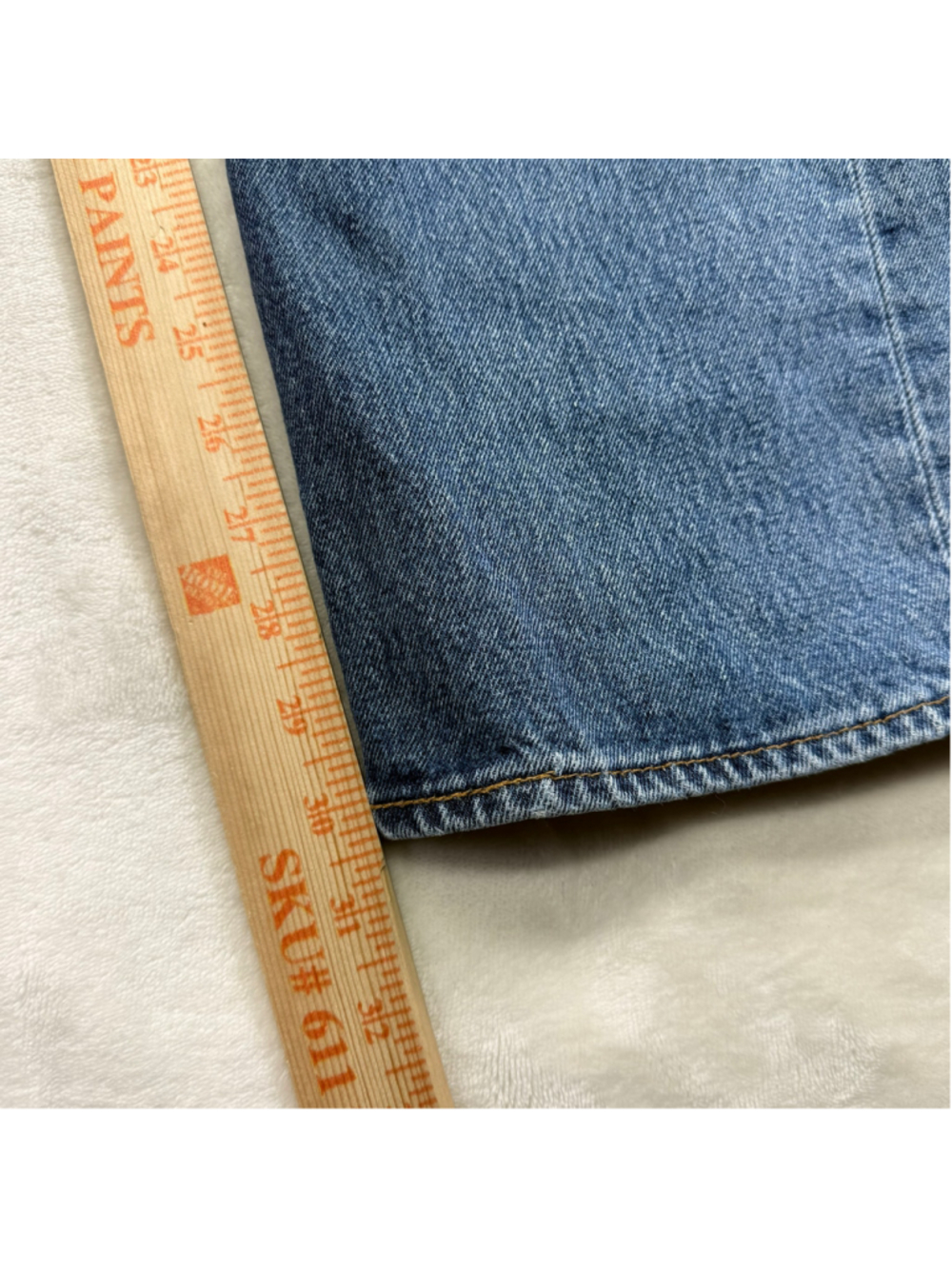 Men's Levi's 501 38x30 Button Fly Straight Leg Jeans - Picture 11 of 12
